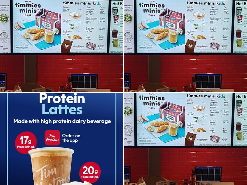 Tim Hortons Menu