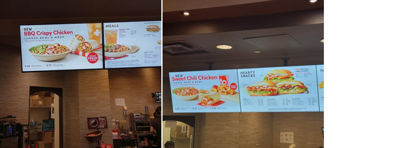 Tim Hortons Menu