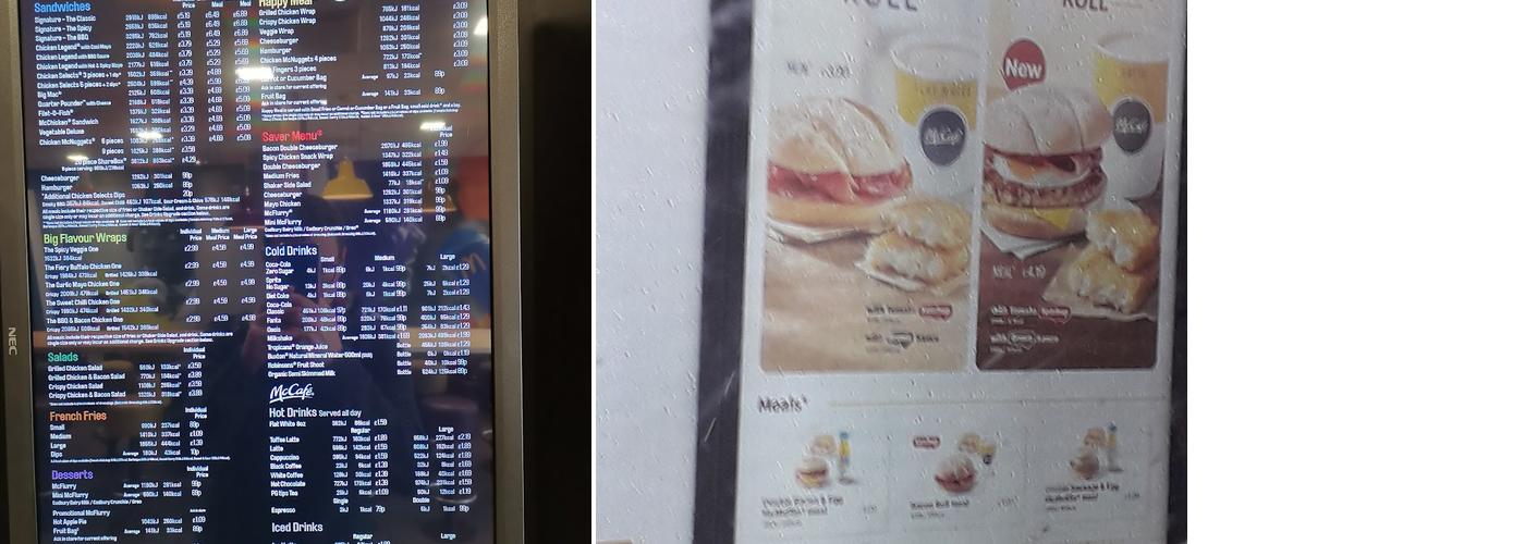 McDonald's Menu