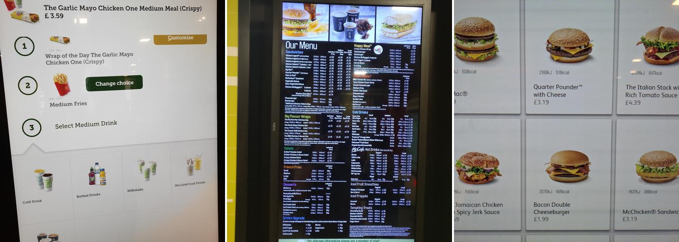 McDonald's Menu