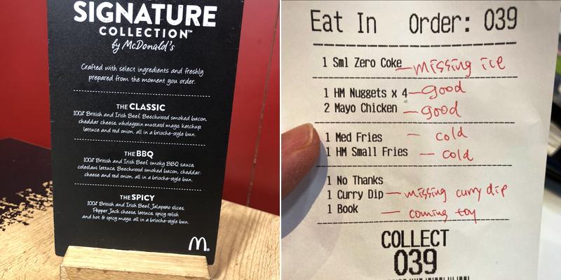 McDonald's Menu