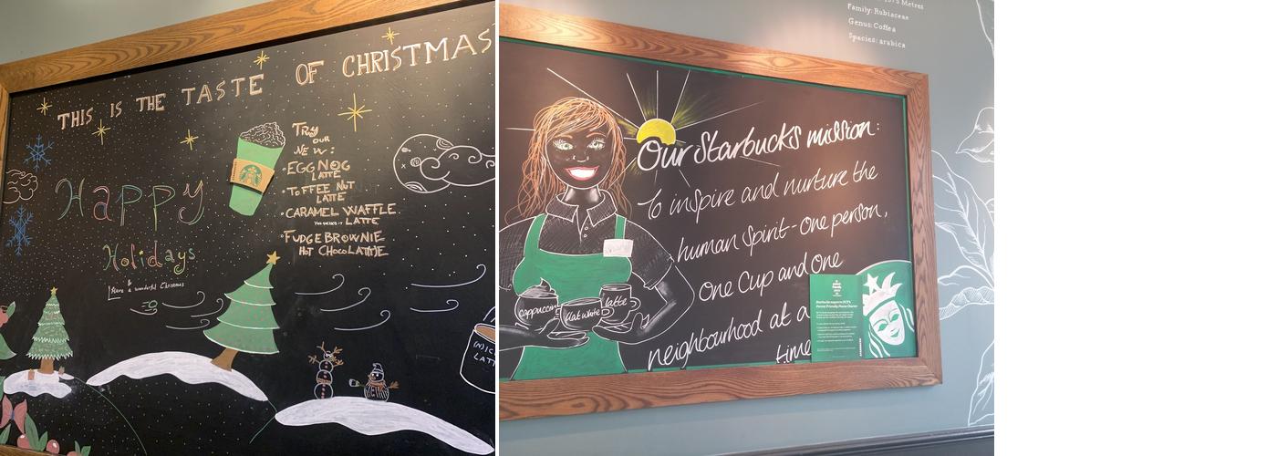 Starbucks Coffee Menu