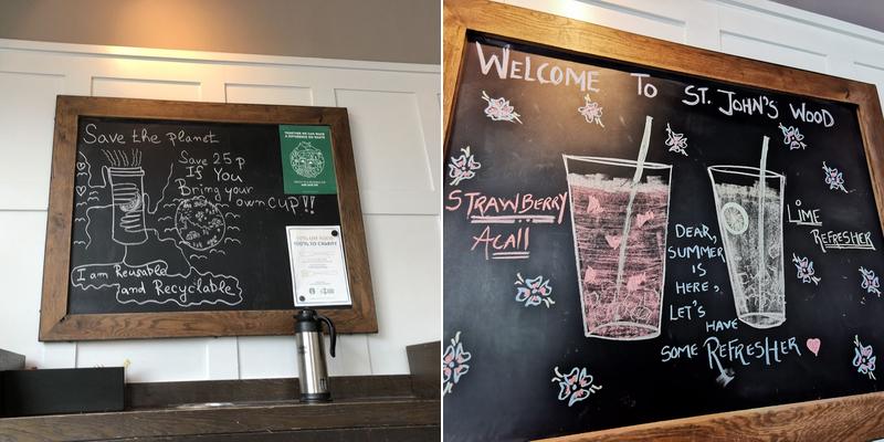 Starbucks Coffee Menu