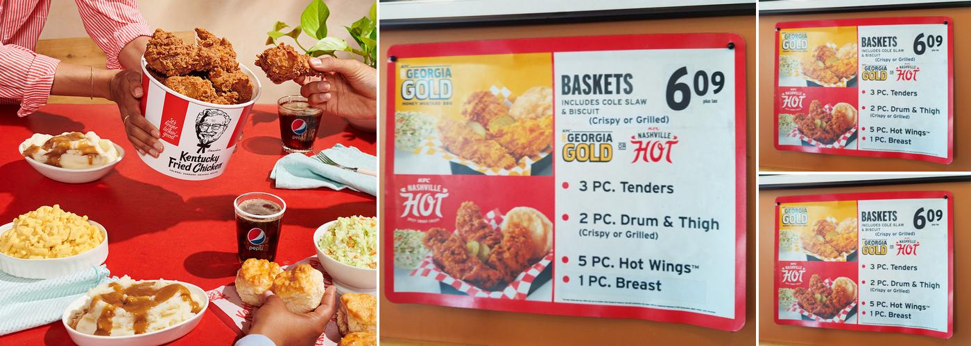 KFC Menu