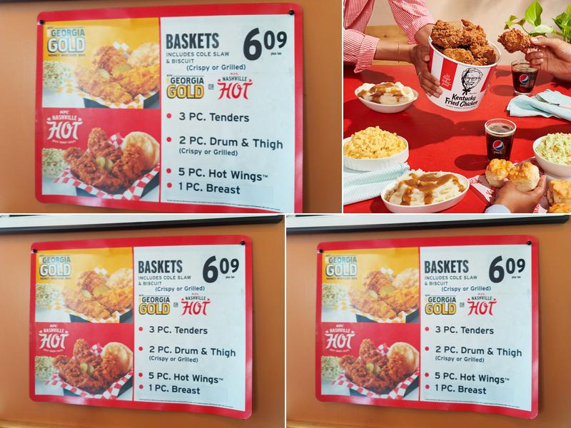 KFC Menu