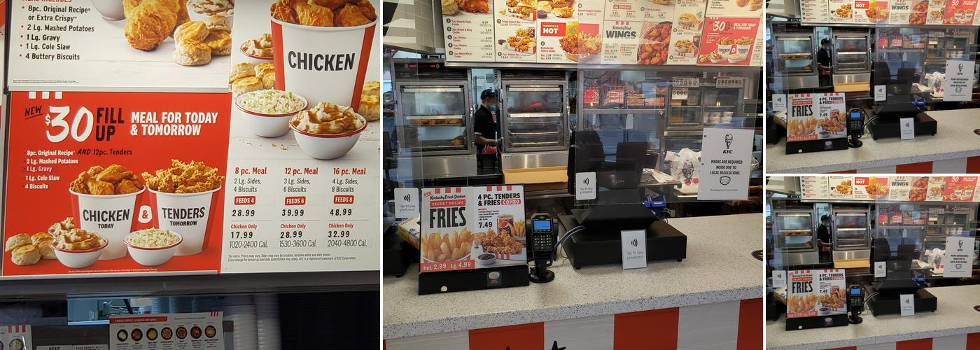 KFC Menu