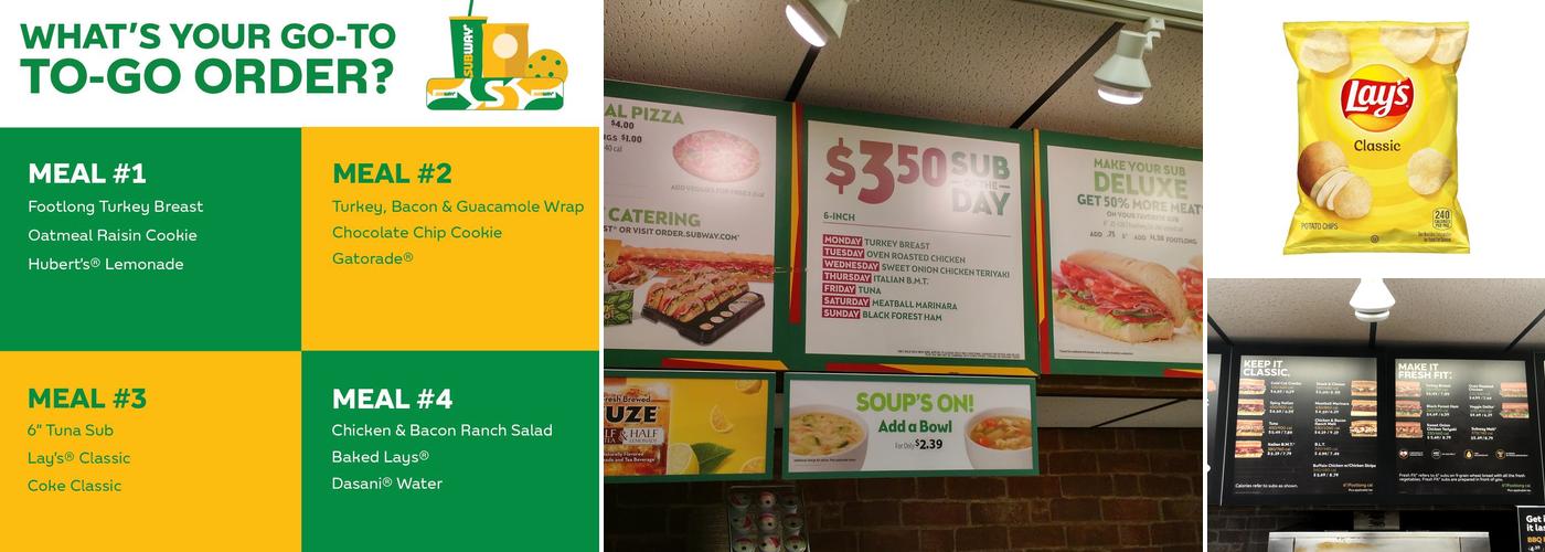 Subway Menu