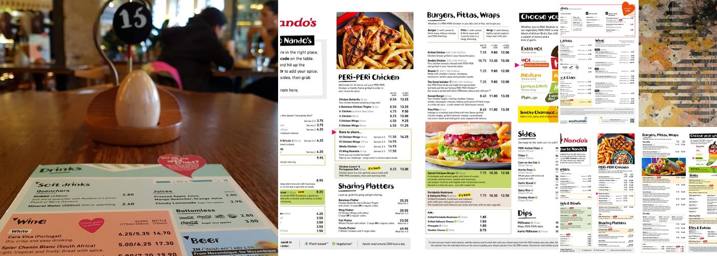 Nando's Hammersmith - Broadway Menu