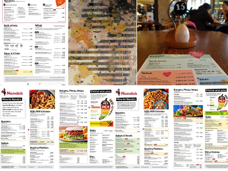 Nando's Hammersmith - Broadway Menu