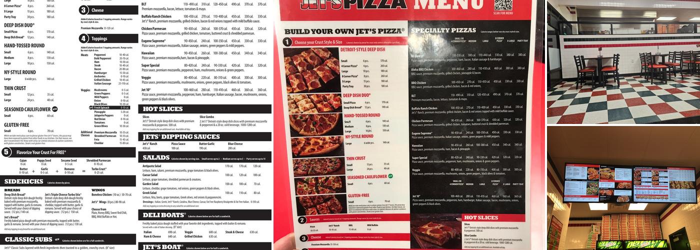 Jet's Pizza Menu