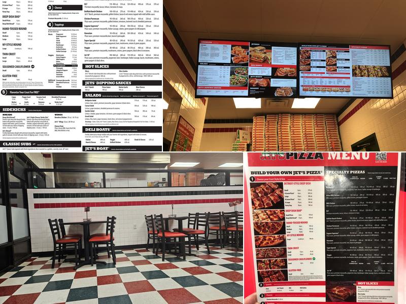 Jet's Pizza Menu