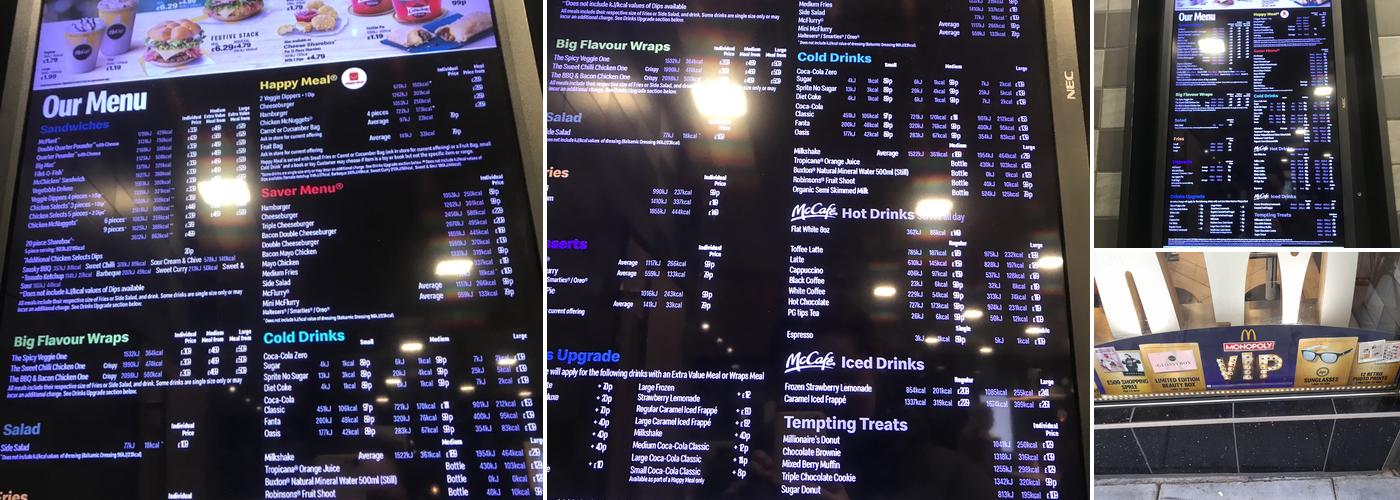 McDonald's Menu
