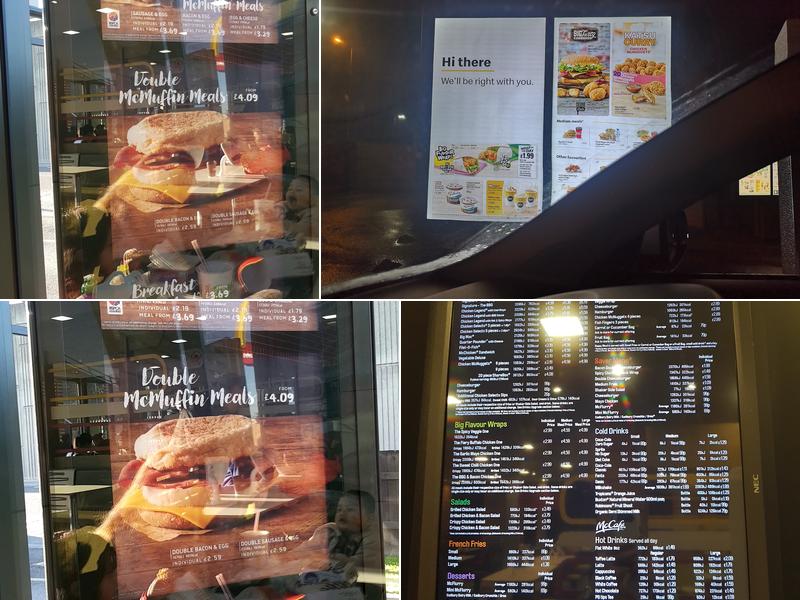 McDonald's Menu