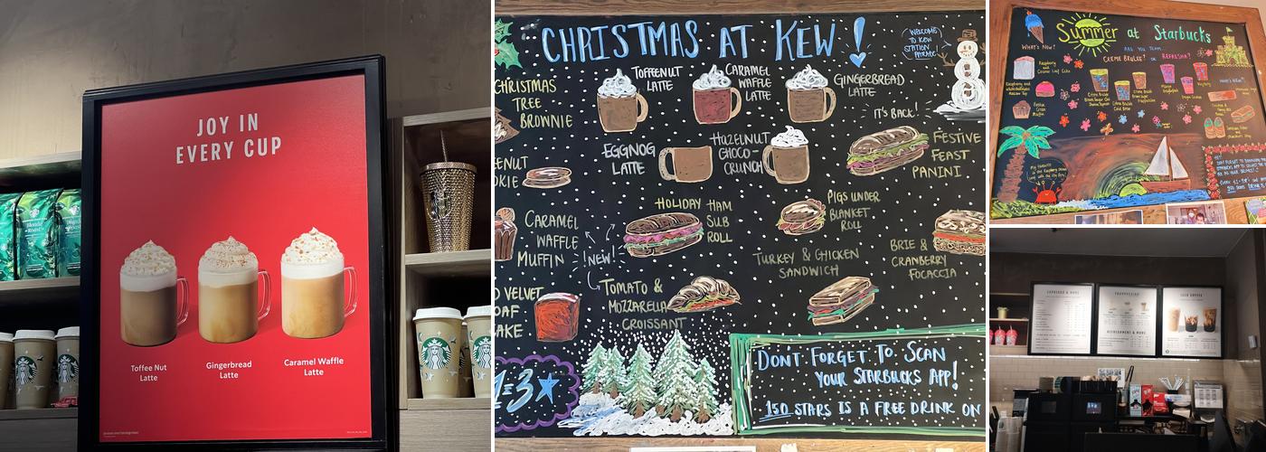 Starbucks Coffee Menu