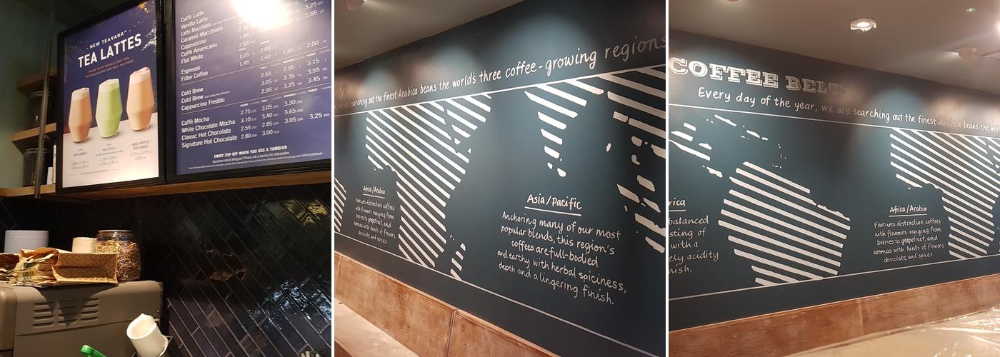 Starbucks Coffee Menu