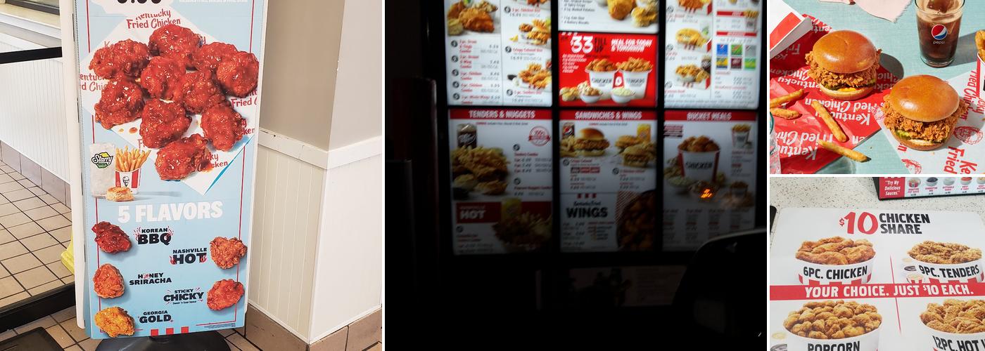 KFC Menu