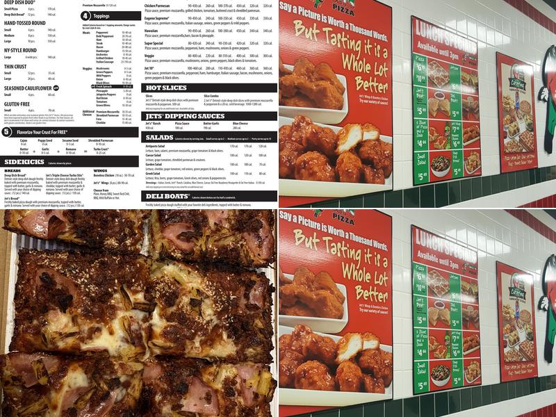 Jet's Pizza Menu
