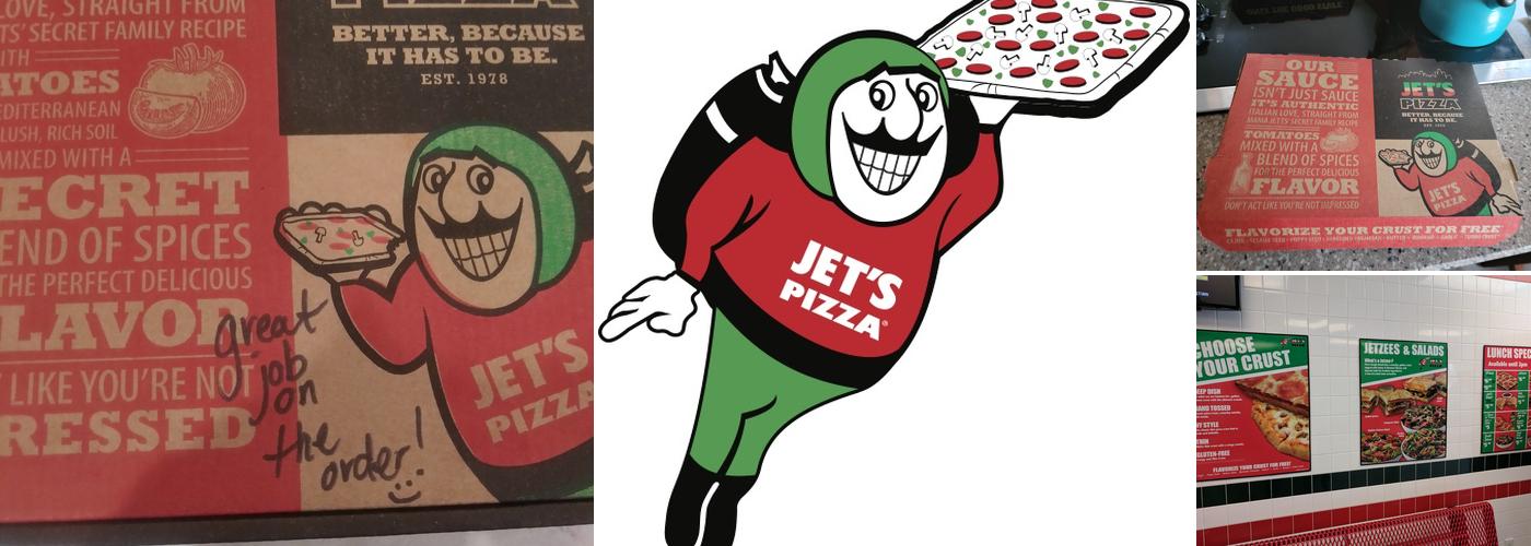 Jet's Pizza Menu