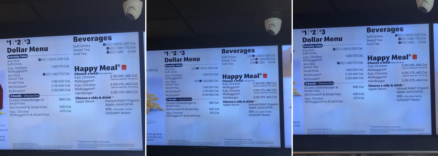McDonald's Menu