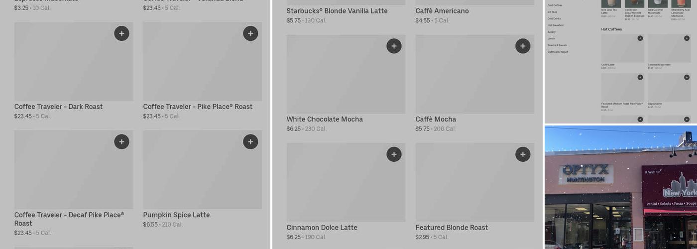 Starbucks Menu