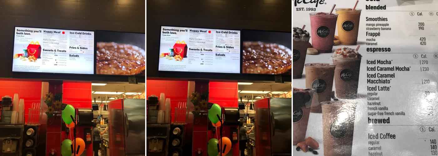 McDonald's Menu