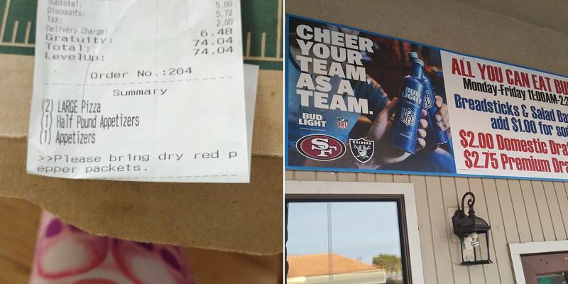 Mountain Mike's Pizza Menu