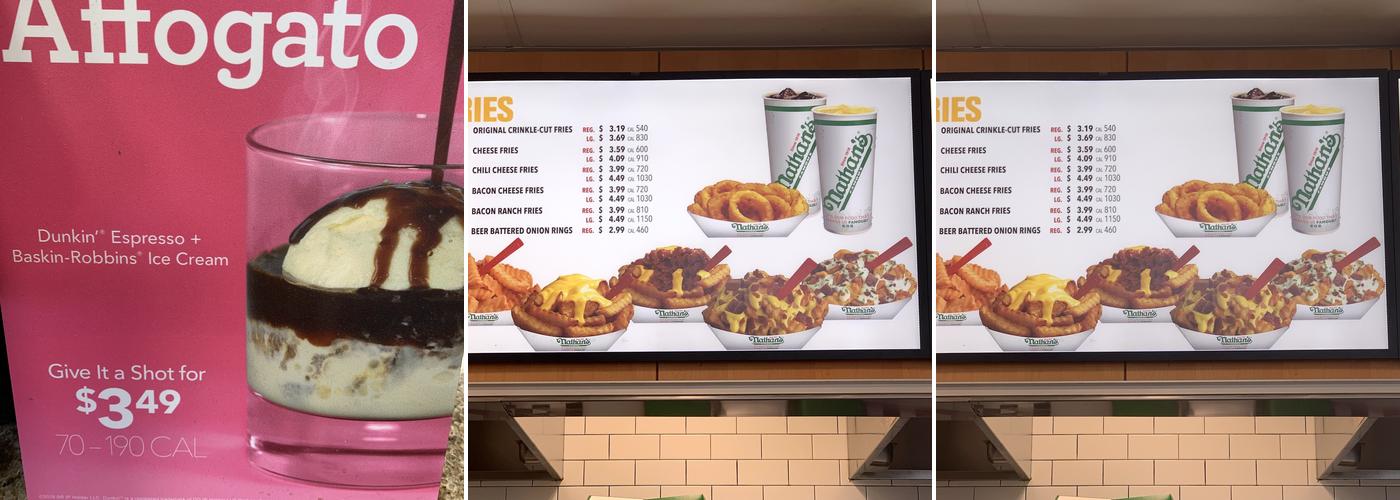 Dunkin' Menu
