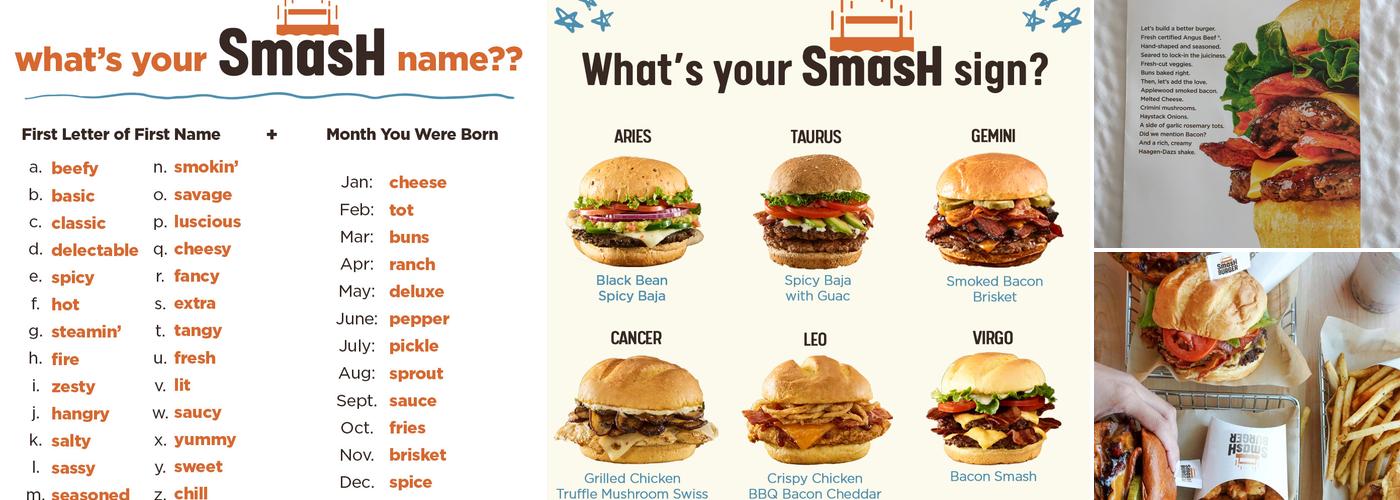 Smashburger Menu