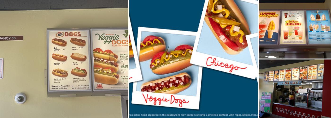 Wienerschnitzel Menu