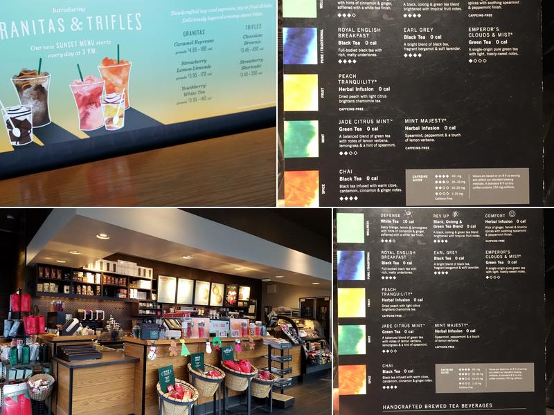 Starbucks Menu