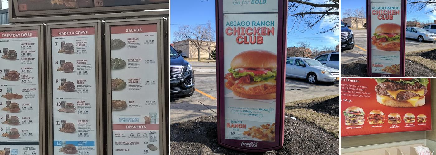 Wendy's Menu