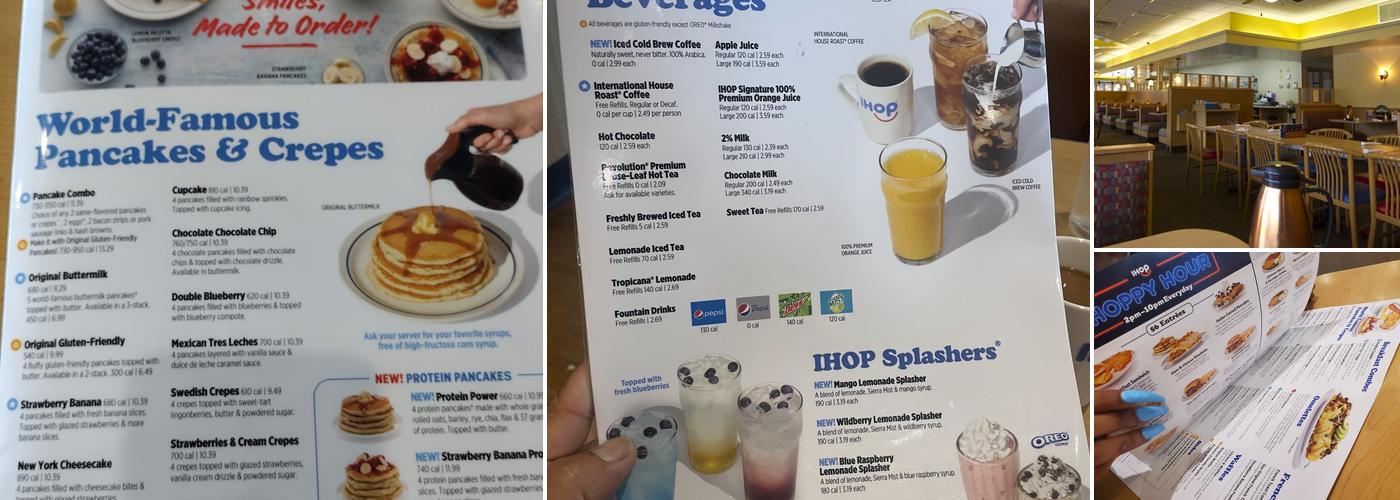 IHOP Menu