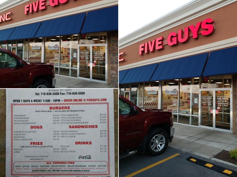 Five Guys Menu
