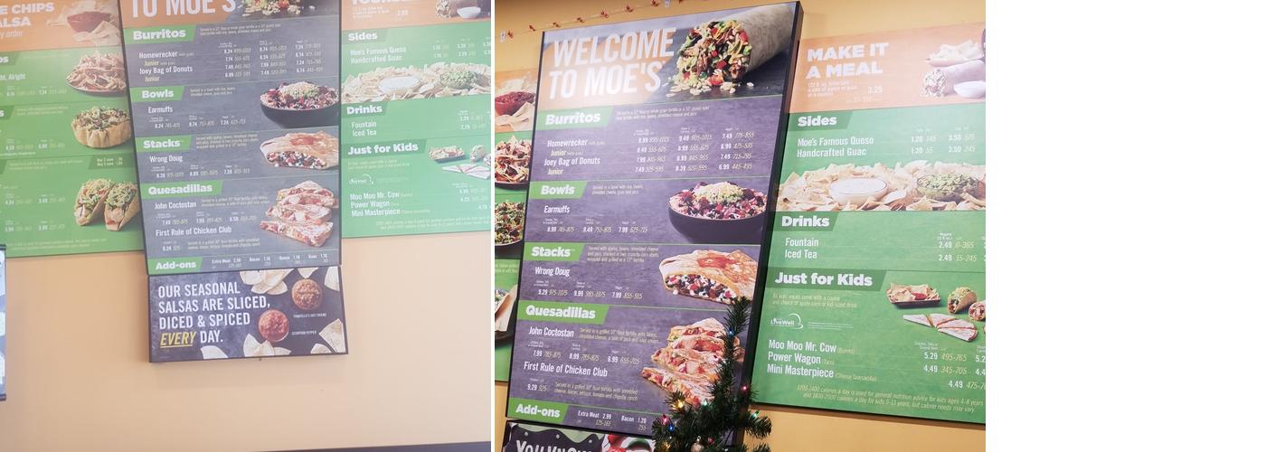 Moe's Southwest Grill Menu