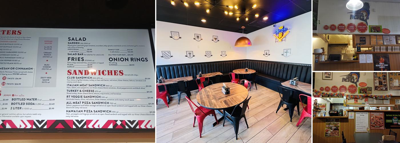 Round Table Pizza Menu