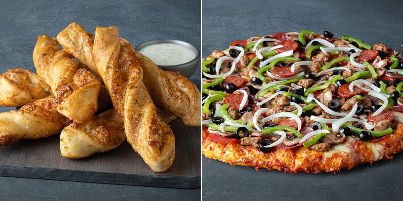 Round Table Pizza Menu