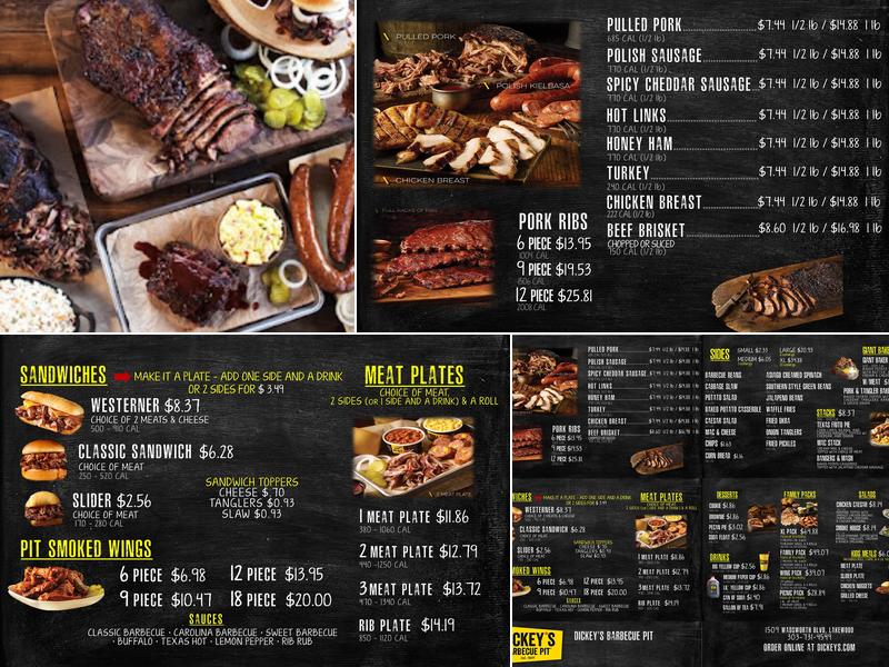 Dickey's Barbecue Pit Menu
