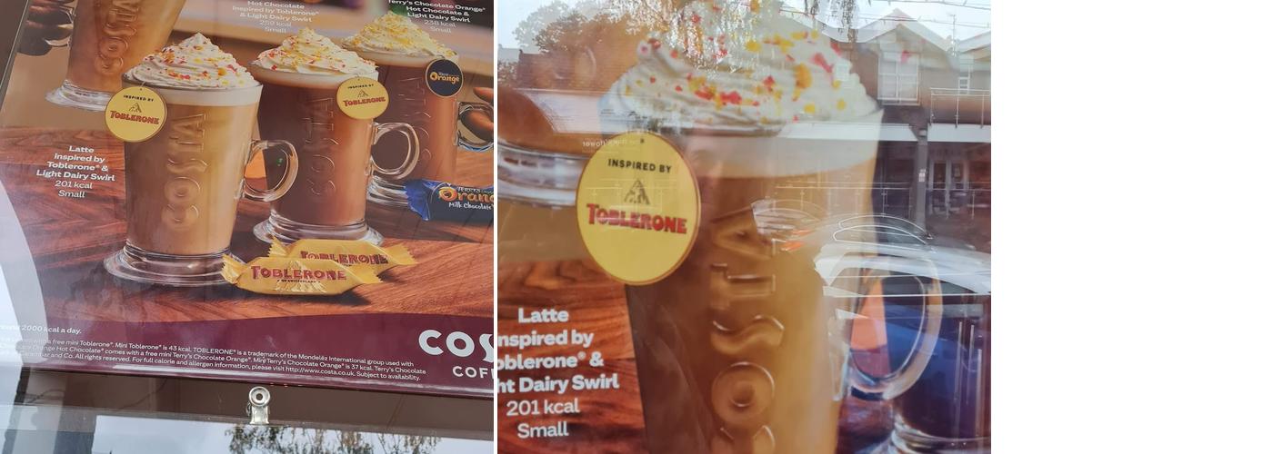 Costa Coffee (Chandler's Ford) Menu