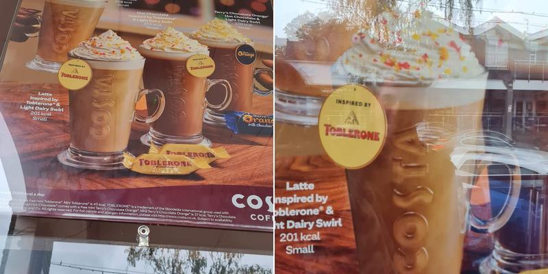 Costa Coffee (Chandler's Ford) Menu