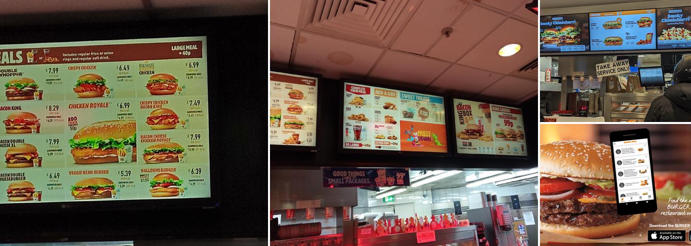 Burger King Menu