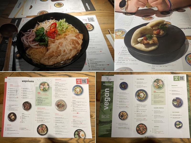 wagamama winchester Menu