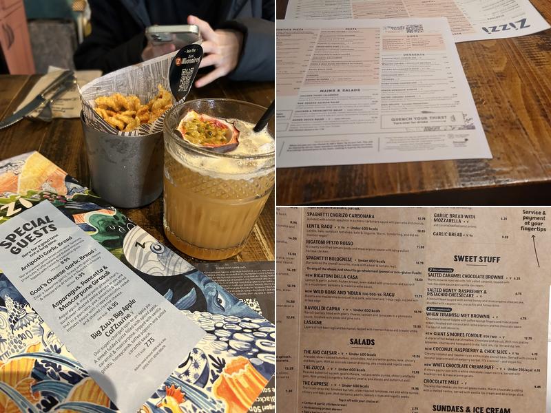 Zizzi - Chichester Menu