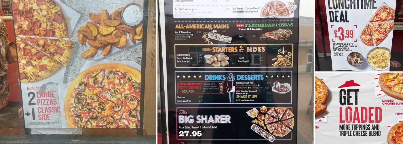 Pizza Hut Delivery Menu