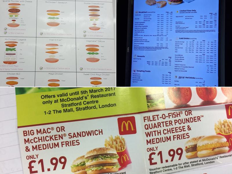 McDonald's Menu