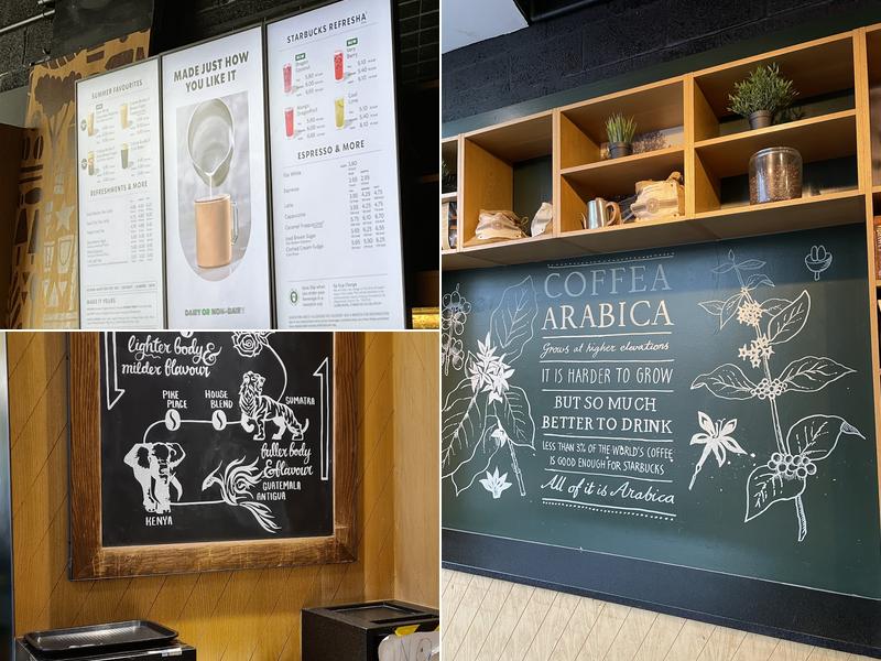 Starbucks Coffee Menu