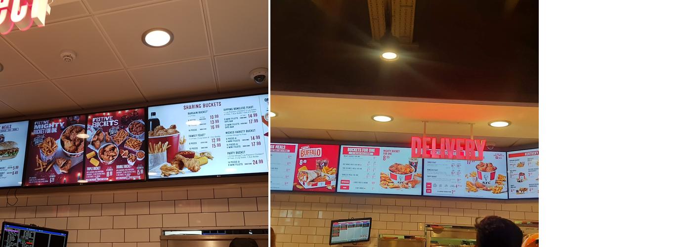 KFC Menu