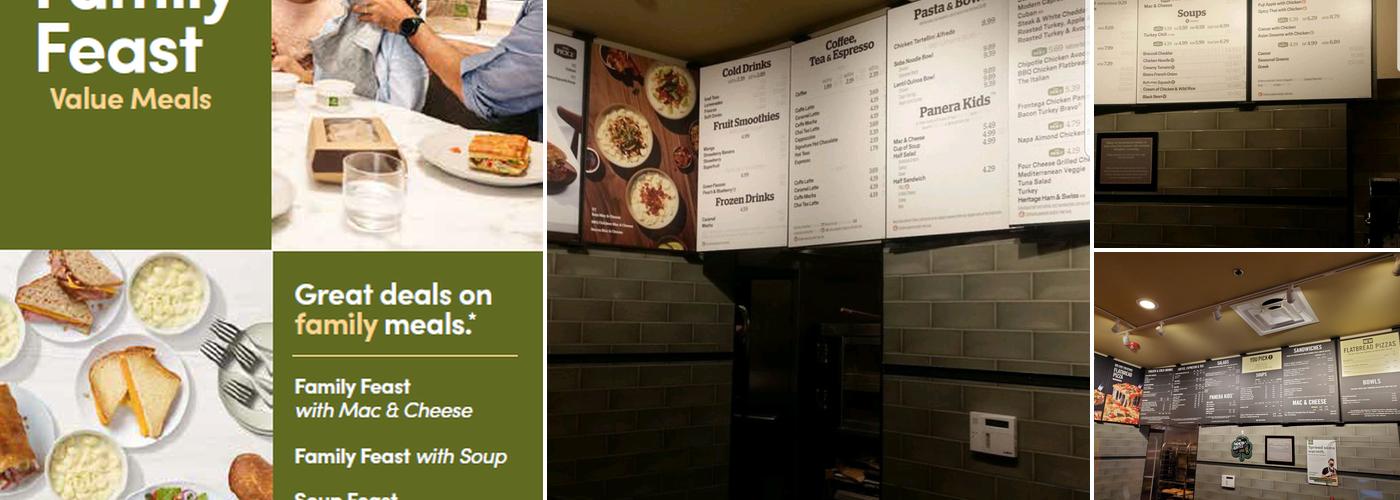 Panera Bread Menu