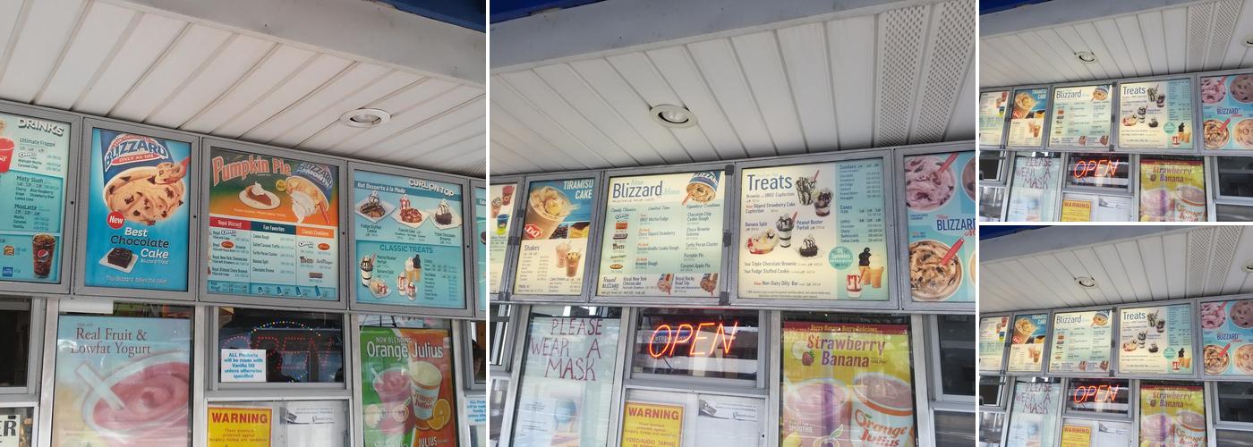 Dairy Queen Store Menu