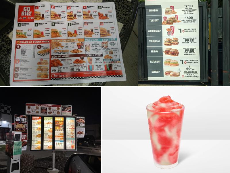 Checkers Menu