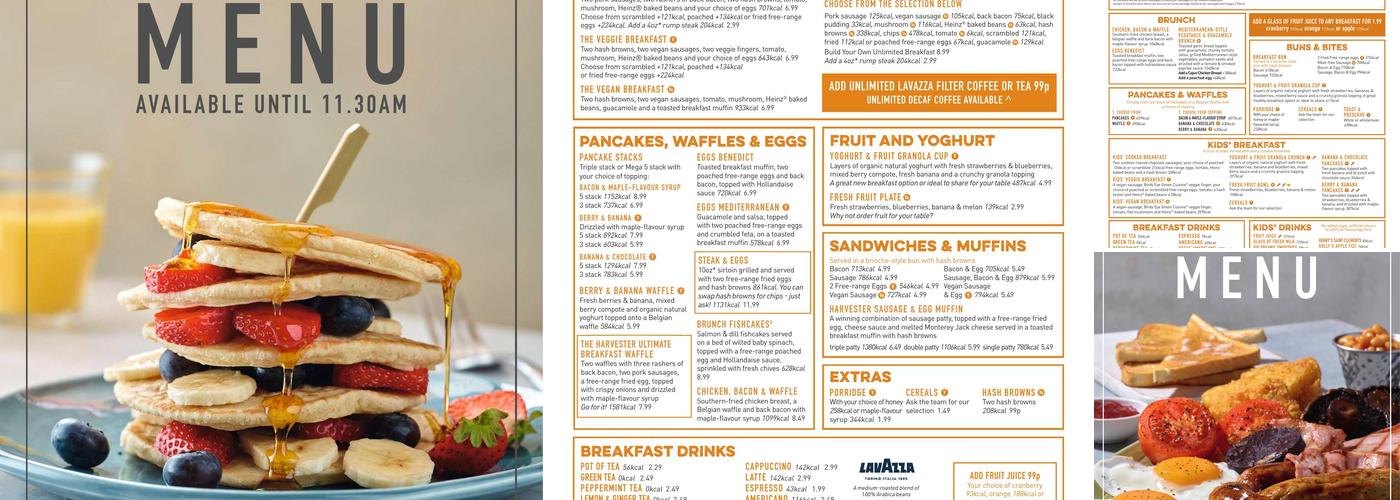 The Three Horseshoes Menu